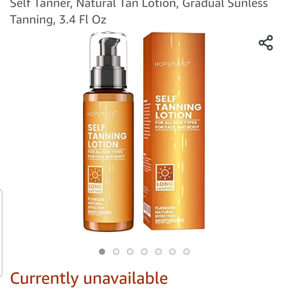 Self Tanner, Natural Tan Lotion, Gradual Sunless Tanning,